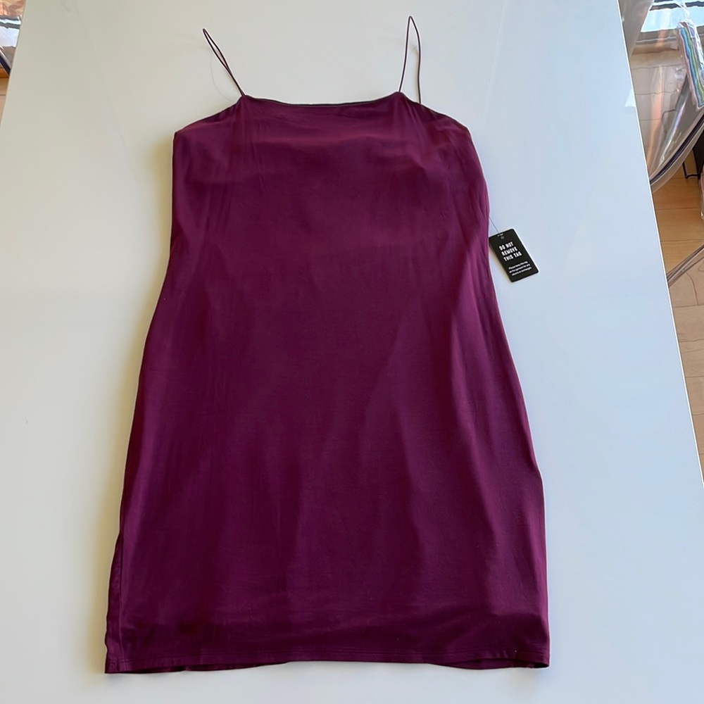 NWT EXPRESS purple bodycon dress, size Large (purple color)